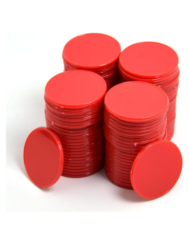 Contadores de Plástico Smartdealspro 100pcs 32mm con Caja