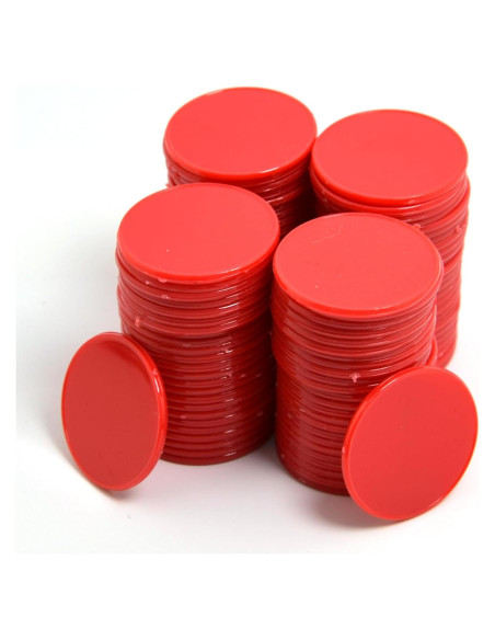 Contadores de Plástico Smartdealspro 100pcs 32mm con Caja