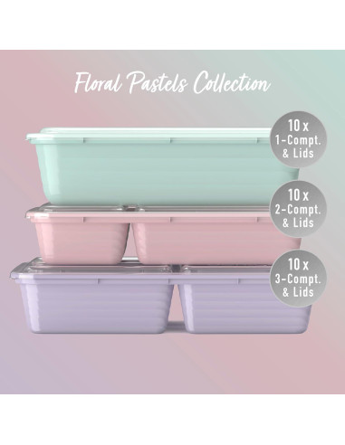 Kit de Preparación de Comidas Bentgo 60 Piezas - Contenedores Reutilizables