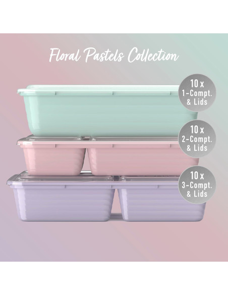 Kit de Preparación de Comidas Bentgo 60 Piezas - Contenedores Reutilizables Kit de Preparación de Comidas Bentgo 60 Piezas - Contenedores Reutilizables