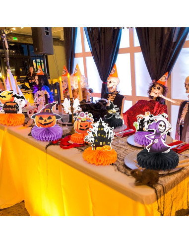 Centro de Mesa Halloween 9 Piezas Waenerec Decoración