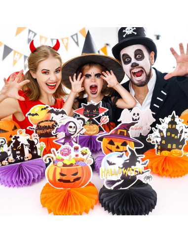 Centro de Mesa Halloween 9 Piezas Waenerec Decoración