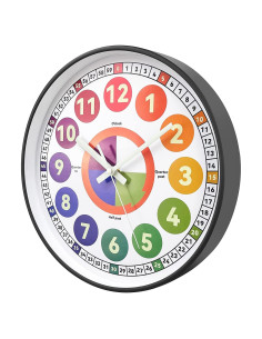 Reloj de Pared DORBOKER 30 cm Silencioso y Brillante