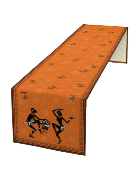 Corredor de Mesa Étnico Africano 13x304,8 cm Decoración