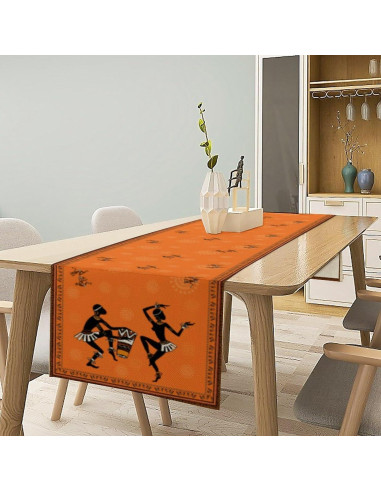 Corredor de Mesa Étnico Africano 13x304,8 cm Decoración