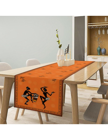 Corredor de Mesa Étnico Africano 13x304,8 cm Decoración