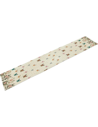 Camino de mesa mariposa rosa vintage 33x274 cm