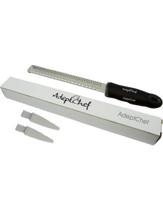 Rallador Zester AdeptChef Acero Inoxidable 33cm - Negro 2