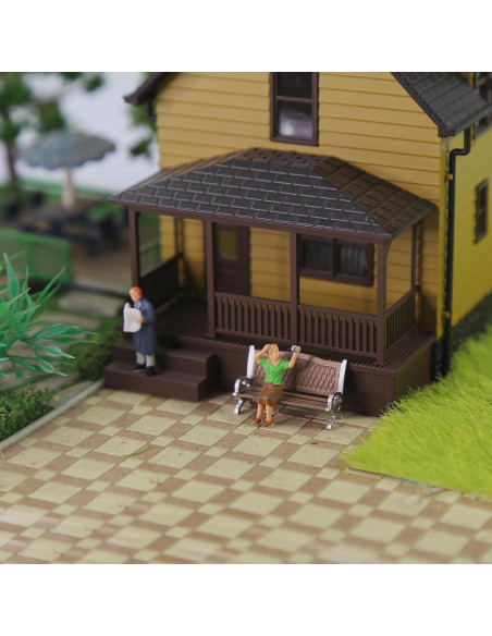 Bancos de Plaza Evemodel 12pcs Escala HO Miniatura