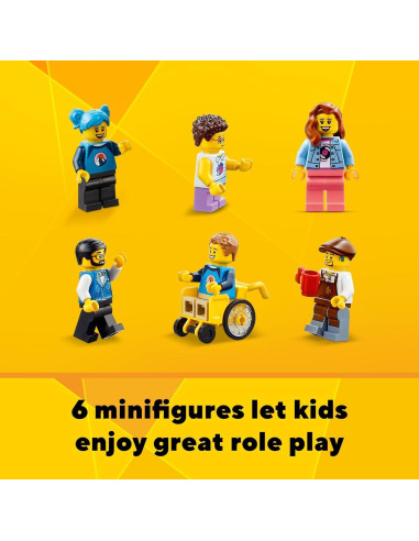 LEGO Creator 3 en 1 Calle Principal 31141 con 6 Minifiguras
