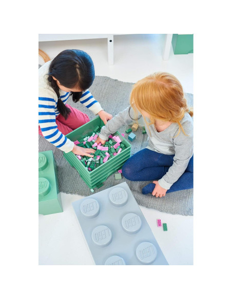 Caja de Almacenamiento LEGO Brick 1 Estudio Azul 1.2L