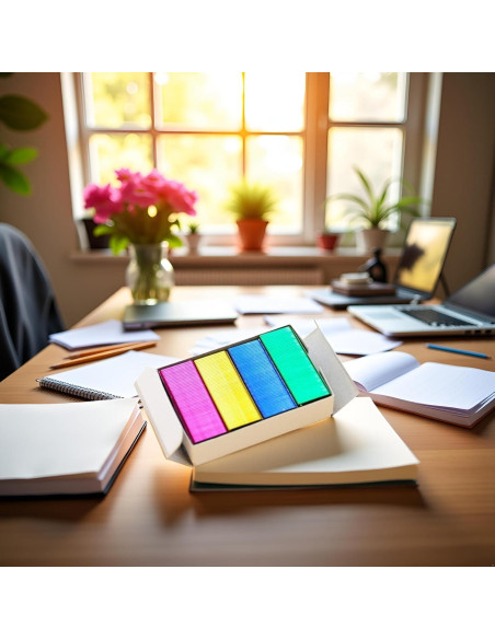 800 Grapas Mini de Color WLngtv 24x6mm para Oficina y Manualidades