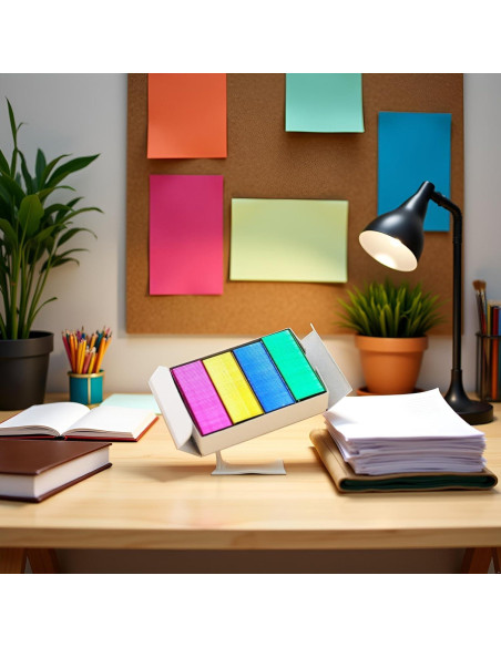 800 Grapas Mini de Color WLngtv 24x6mm para Oficina y Manualidades