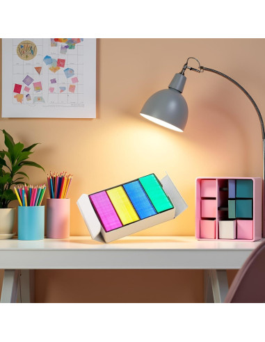 800 Grapas Mini de Color WLngtv 24x6mm para Oficina y Manualidades