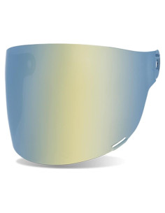 Visera Bell Bullitt Flat Shield Iridium Dorado Retro
