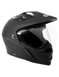Casco de Motocicleta MMG Tormenta Doble Deporte Negro Mate