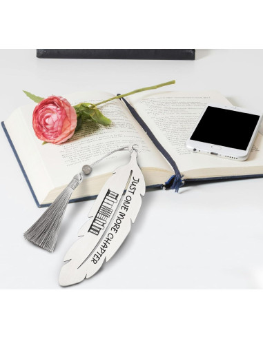 Marcador de Pluma de Metal Vivopisew con Borla 13.97 cm