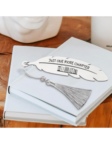 Marcador de Pluma de Metal Vivopisew con Borla 13.97 cm