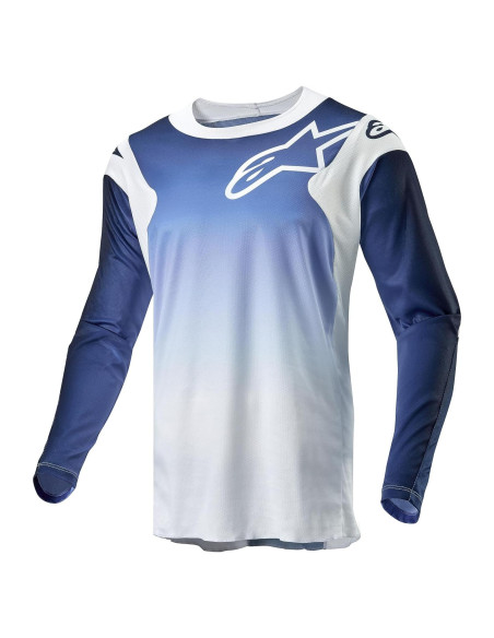 Jersey Racer Alpinestars XL Blanco/Navy/Azul Claro