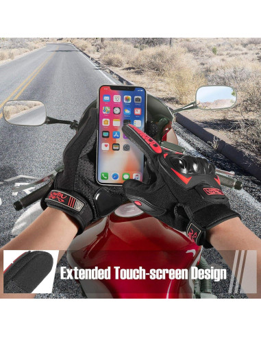 Guantes de Motocicleta COFIT XXL Transpirables y Antideslizantes