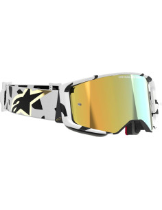 Gafas Alpinestars Supertech MX Off Road - Blanco/Oro Espejo 2