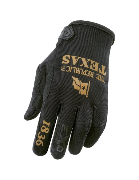 Guantes Moto-Flex ScorpionEXO Táctiles Negro/Dorado 2X