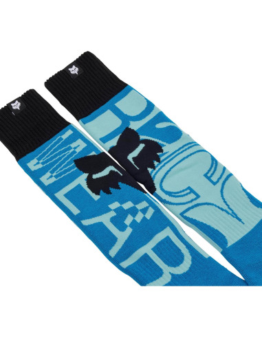 Calcetín Motocross Mujer Fox Racing 180 Azul Claro