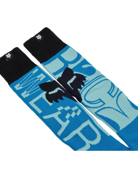 Calcetín Motocross Mujer Fox Racing 180 Azul Claro