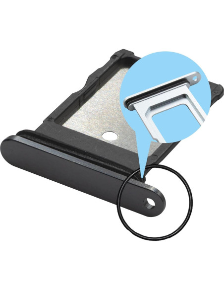 Bandeja SIM Doble MMOBIEL para Google Pixel 9 Pro - Negro