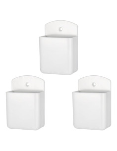Paquete de 3 Soportes de Control Remoto Blanco Skrfren