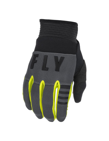 Guantes Fly Racing F-16 Adulto 2022 Gris/Negro XX-L