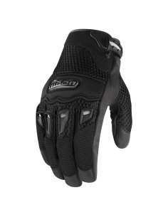 Guantes de Motocicleta ICON Twenty-Niner Negro Malla XL