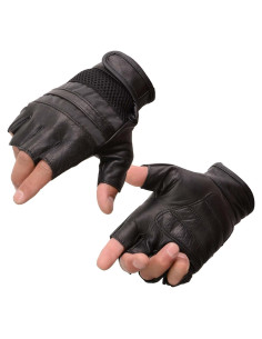 Guantes de Motocicleta Milwaukee Leather MG7548 Sin Dedos 4X