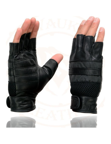 Guantes de Motocicleta Milwaukee Leather MG7548 Sin Dedos 4X