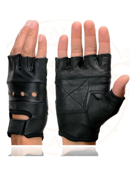 Guantes de Motocicleta Milwaukee Leather SH216 Sin Dedos