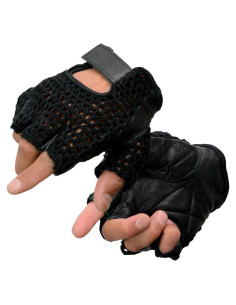 Guantes de Motocicleta Milwaukee Leather SH219 Sin Dedos 4X
