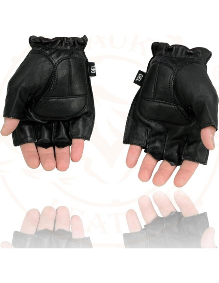 Guantes de Motocicleta Milwaukee Leather SH442 Sin Dedos