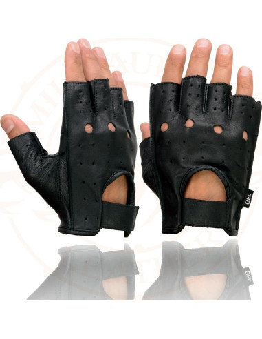 Guantes de Motocicleta Milwaukee Leather SH195 Sin Dedos 5X