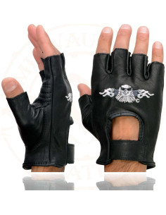 Guantes de Motocicleta Milwaukee Leather SH352 Sin Dedos 2