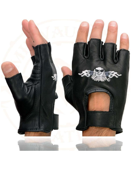 Guantes de Motocicleta Milwaukee Leather SH352 Sin Dedos