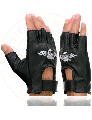 Guantes de Motocicleta Milwaukee Leather SH352 Sin Dedos