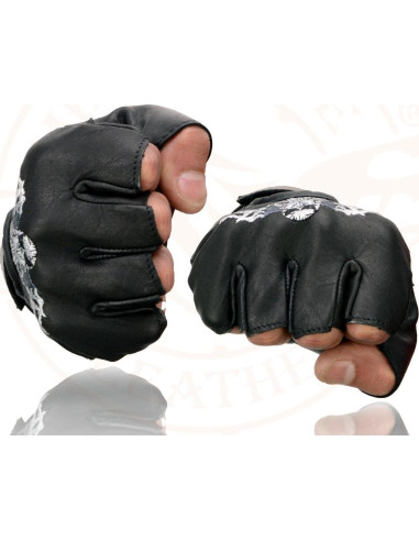 Guantes de Motocicleta Milwaukee Leather SH352 Sin Dedos