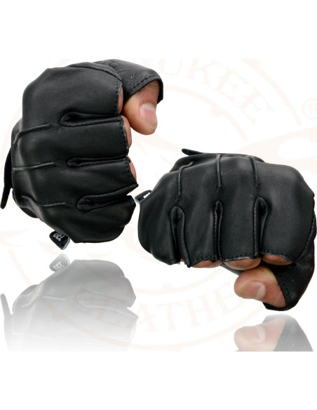 Guantes de Motocicleta Milwaukee Leather SH206 Sin Dedos XS