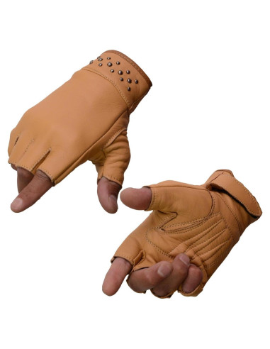 Guantes de moto Milwaukee Leather sin dedos X-Small