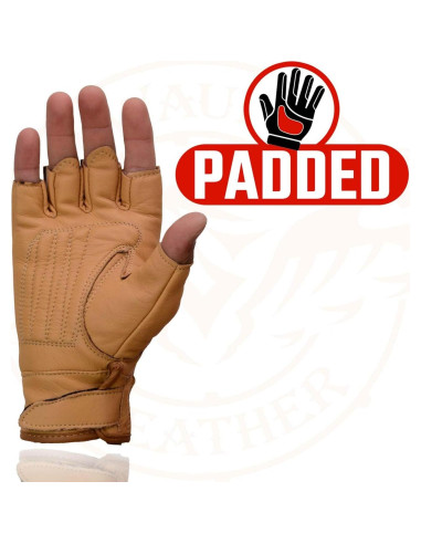 Guantes de moto Milwaukee Leather 3X-Large cuero sin dedos