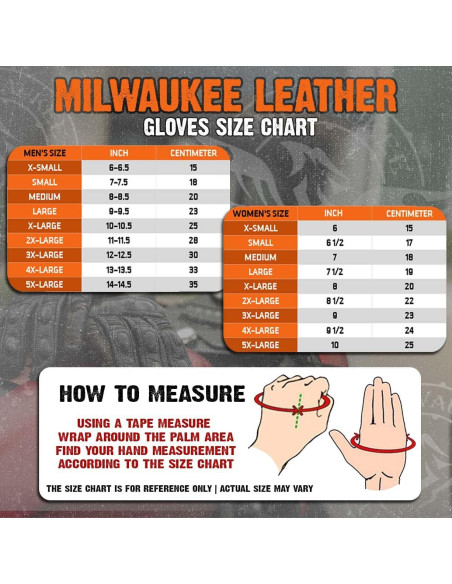 Guantes de moto Milwaukee Leather MG7780 mujer 3X-Large