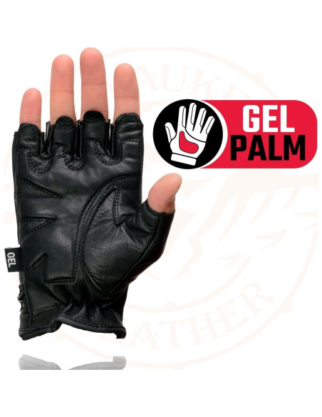Guantes de moto Milwaukee Leather SH461 mujer sin dedos 2X