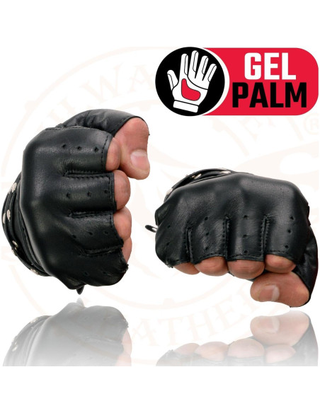 Guantes de moto Milwaukee Leather SH461 mujer sin dedos 2X