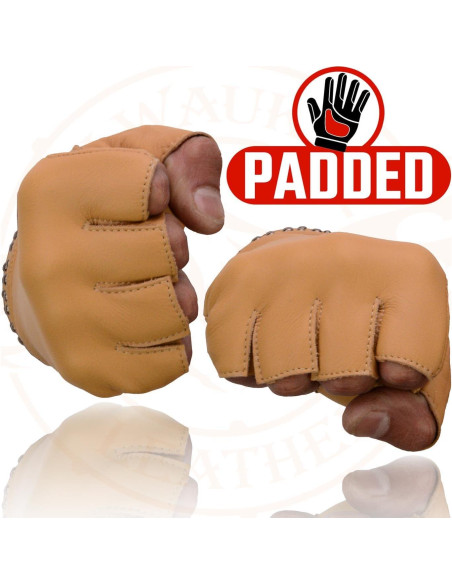 Guantes de moto Milwaukee Leather 2X-Large cuero sin dedos