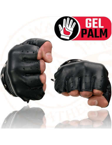 Guantes de moto Milwaukee Leather SH461 mujer sin dedos XS
